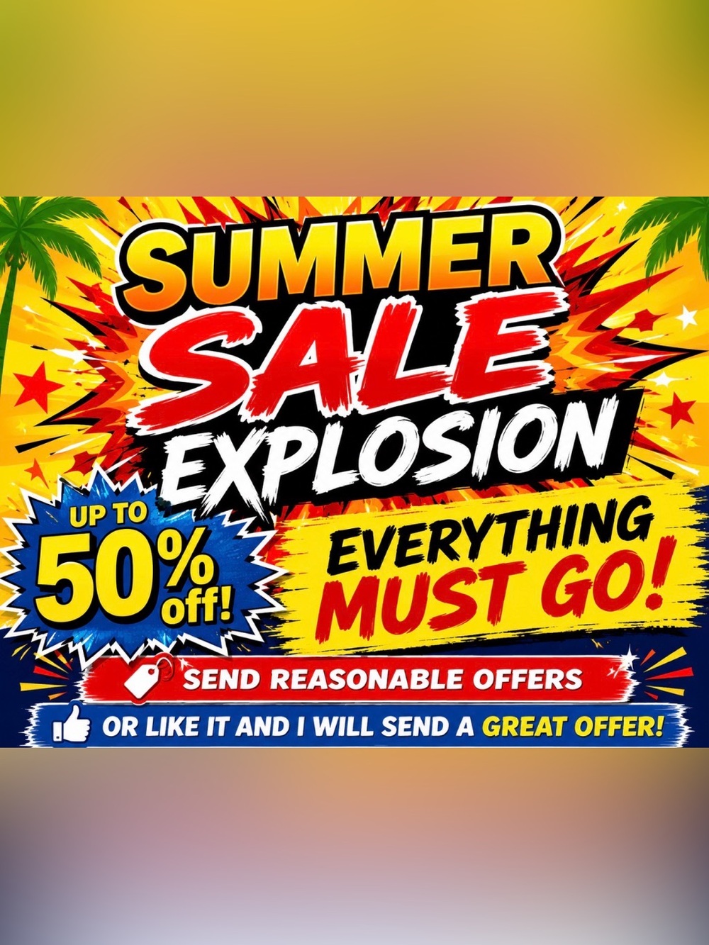 SUMMER SALE EXPLOSION!